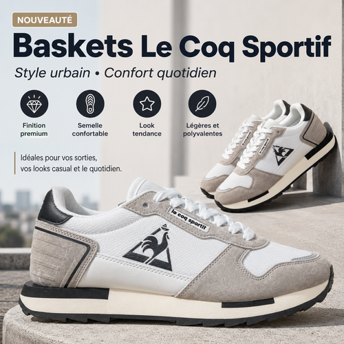 Baskets Le Coq Sportif - Style urbain